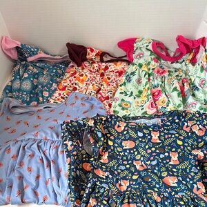 5 piece bundle spring dresses size 3t
